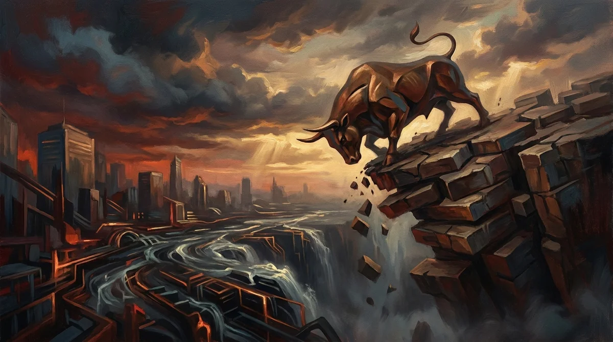 Illustration for the post: Is This the Start of a Crash? The Nasdaq Just Fell 2.6% in One Day
